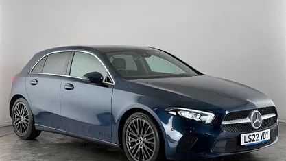 Blue Used 2022 Mercedes A180 Executive Hatchback | £18,100 (Fair price)