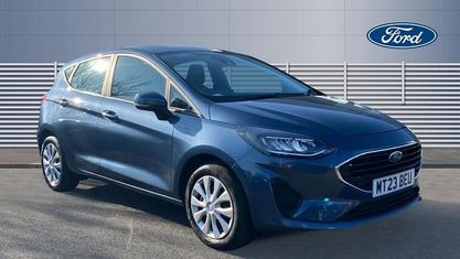 Używany Ford Fiesta Trend 75 KM (55 kW) 2022 Niebieski Hatchback