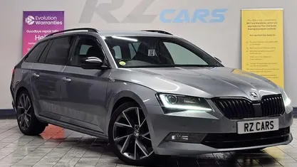 Grey Used 2017 Skoda Superb SportLine Estate | £12,495 (Fair price)