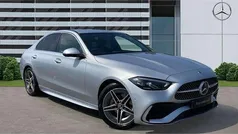 Silver Used 2024 Mercedes C200 AMG line Sedan | £32,113 (Fair price)
