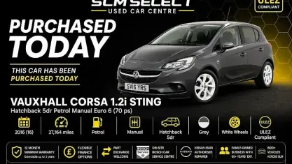 Second-hand Vauxhall Corsa 69 CP (50 kW) 2015 Hatchback