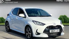White Used 2024 Toyota Yaris Hybrid Design Hatchback | £19,771 (Fair price)
