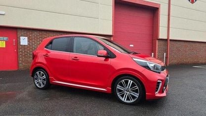 Used Kia Picanto GT-Line 67 HP (49 kW) 2018 Red Hatchback