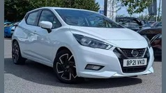 White Used 2021 Nissan Micra Acenta Hatchback | £13,990 (Fair price)
