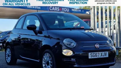 Used Fiat 500 Pop Star 69 HP (50 kW) 2017 Black Hatchback