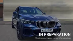 Phytonic blue metallic paint Used 2022 BMW X5 M Sport SUV | £48,029 (Fair price)