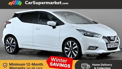 White Used 2022 Nissan Micra Tekna Hatchback | £11,197 (Fair price)