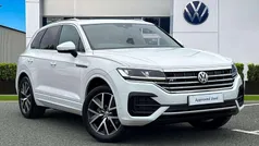White Used 2019 VW Touareg R-line SUV | £25,989 (Fair price)
