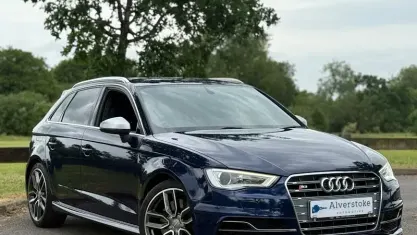 Used Audi S3 Sportback Design 300 HP (220 kW) 2014 Blue Hatchback