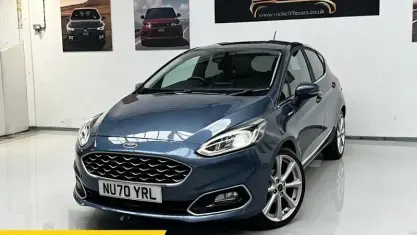 Used Ford Fiesta Vignale 125 HP (91 kW) 2021 Blue Hatchback