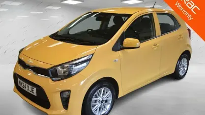 Used Kia Picanto 67 HP (49 kW) 2024 Yellow Hatchback