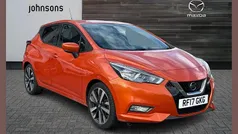 Orange Used 2017 Nissan Micra Tekna Hatchback | £8,884 (Fair price)
