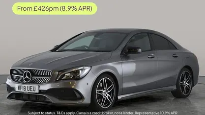 Grey Used 2017 Mercedes CLA220 AMG line Sedan | £15,629 (Fair price)