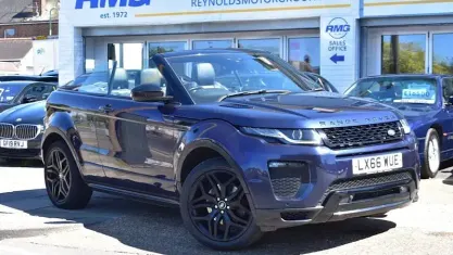 Used Land Rover Range Rover evoque HSE Dynamic 180 HP (132 kW) 2016 Blue Cabriolet