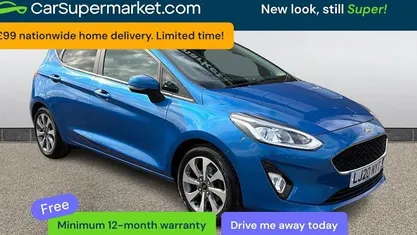 Used Ford Fiesta Trend 95 HP (69 kW) 2020 Blue Hatchback