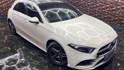 Used Mercedes A220 AMG Line Premium Plus 190 HP (139 kW) 2019 White Hatchback