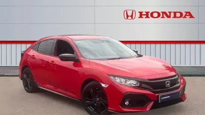 Used Honda Civic Sport 126 HP (92 kW) 2019 Red Hatchback