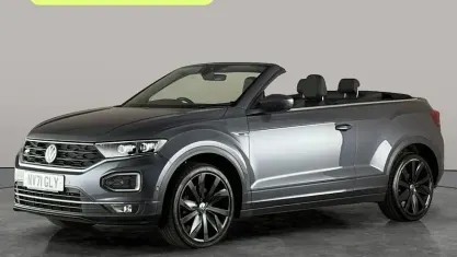 Usado VW T-Roc Cabriolet R-line 150 CV (110 kW) 2021 Gris Descapotable