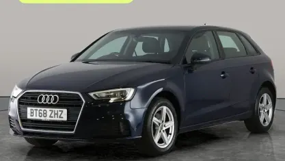 Used Audi A3 Sportback 116 HP (85 kW) 2019 Blue Hatchback