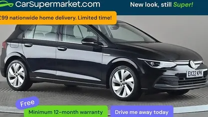 Used VW Golf VIII Style 131 HP (96 kW) 2022 Black Hatchback