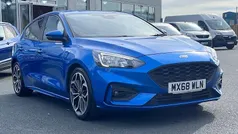 Blue Used 2019 Ford Focus ST-Line X Hatchback | £11,995 (Fair price)