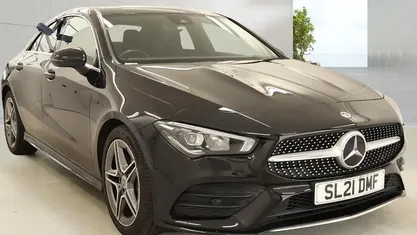 Used Mercedes CLA250 AMG line 224 HP (164 kW) 2021 Black Sedan