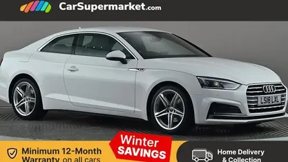 White Used 2018 Audi A5 S-Line Coupe | £13,497 (Fair price)