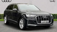 Black Used 2022 Audi Q7 S-Line SUV | £39,390 (Fair price)