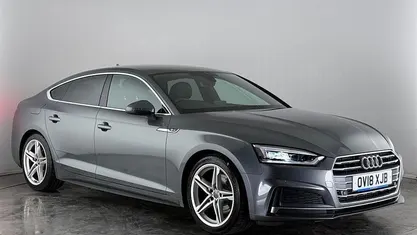 Grey Used 2018 Audi A5 Sportback S-Line Hatchback | £17,050 (Fair price)