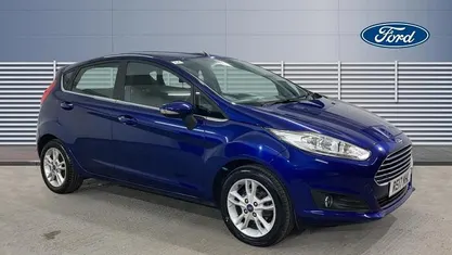 Used Ford Fiesta Zetec 101 HP (74 kW) 2017 Blue Hatchback
