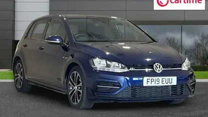 Used VW Golf VII R-line 150 HP (110 kW) 2019 Blue Hatchback