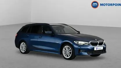 Used BMW 330e 292 HP (214 kW) 2021 Blue Estate