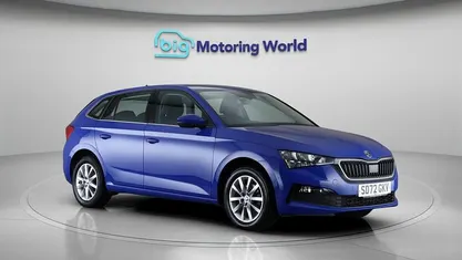 Used Skoda Scala SE Technology 110 HP (80 kW) 2022 Blue Hatchback