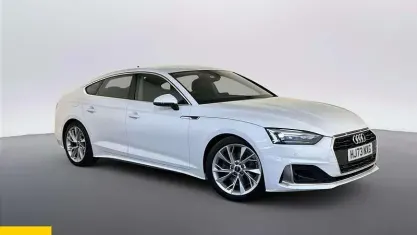 Used Audi A5 Sportback Sport 150 HP (110 kW) 2023 White Hatchback