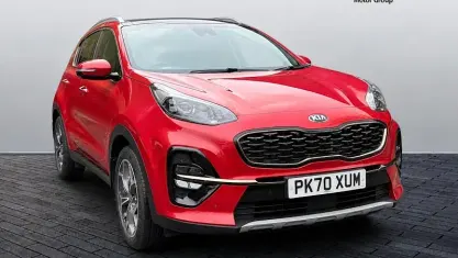 Used Kia Sportage GT-Line S 136 HP (100 kW) 2020 Red SUV