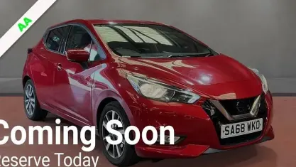 Used Nissan Micra N-Connecta 90 HP (66 kW) 2018 Red Hatchback