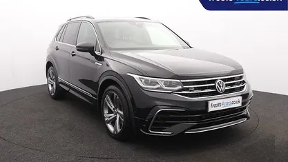 Begagnad VW Tiguan R-line Edition 150 HK (110 kW) 2022 Svart SUV