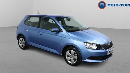 Used Skoda Fabia SE 110 HP (80 kW) 2018 Blue Hatchback