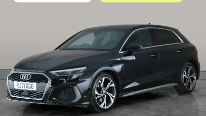 Used Audi A3 Sportback S-Line 110 HP (80 kW) 2022 Black Hatchback