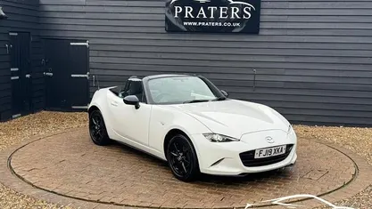 Used Mazda MX5 132 HP (97 kW) 2019 White Cabriolet