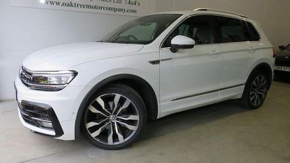 Begagnad VW Tiguan R-line 150 HK (110 kW) 2019 Vit SUV