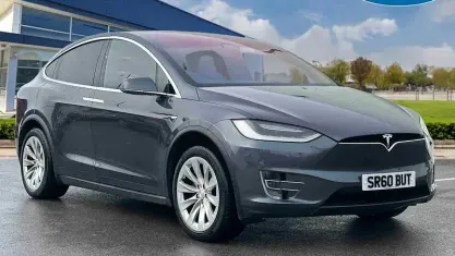 Used Tesla Model X Standard Range 244 kW (333 HP) 2017 Silver SUV