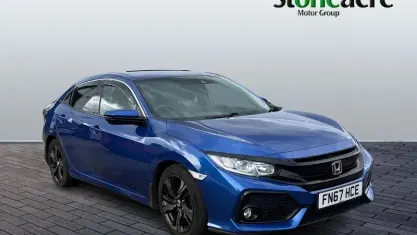 Used Honda Civic SR 129 HP (94 kW) 2018 Blue Hatchback