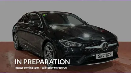 Black Used 2021 Mercedes CLA250e Shooting Brake AMG Line Premium Estate | £17,700 (Fair price)