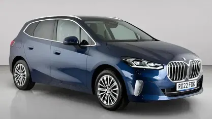 Used BMW 223 Active Tourer Luxury Line 204 HP (150 kW) 2022 Blue MPV