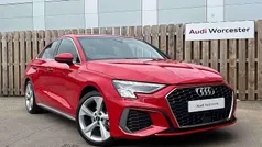Red Used 2023 Audi A3 S-Line Sedan | £25,399 (Fair price)