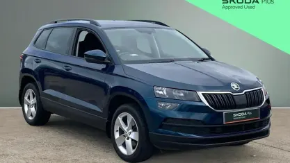 Used Skoda Karoq SE 150 HP (110 kW) 2021 Blue SUV
