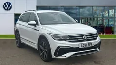 White Used 2021 VW Tiguan R-line SUV | £24,610 (Fair price)