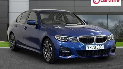 Used BMW 330e M Sport 292 HP (214 kW) 2020 Blue Sedan