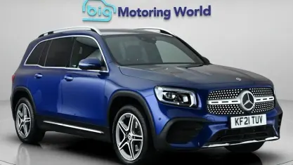 Used Mercedes GLB200 AMG Line Premium 163 HP (119 kW) 2021 Blue SUV